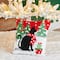 Glitzhome® Hooked Christmas Cat Throw Pillow